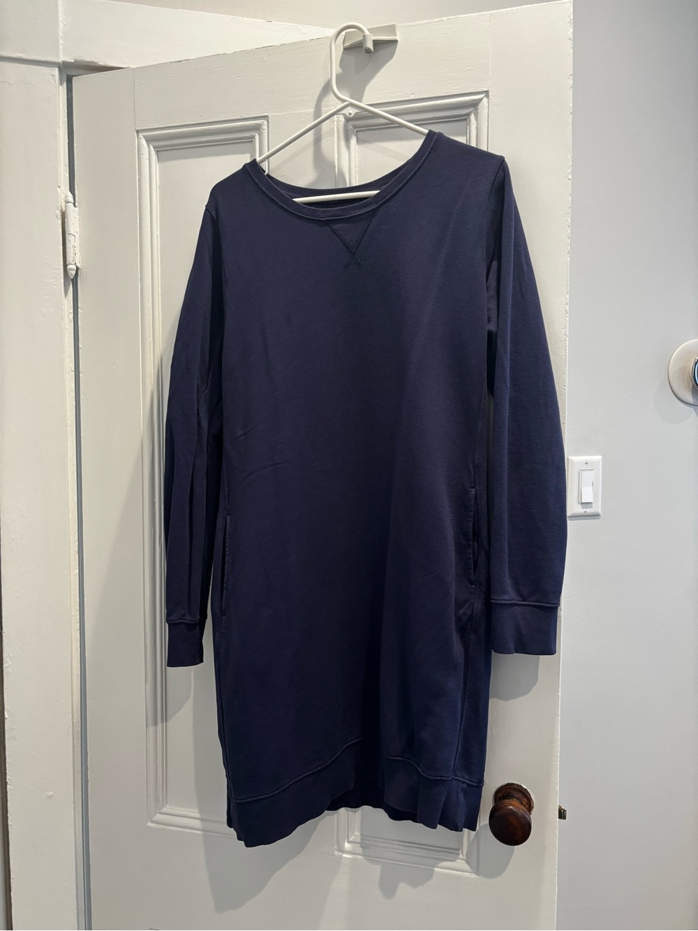 Pact Navy Sweatshirt dress